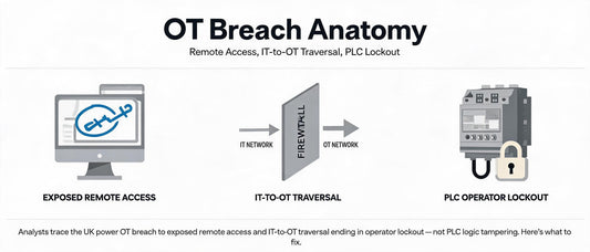 OT Breach Anatomy: Remote Access, IT-to-OT Traversal, PLC Lockout