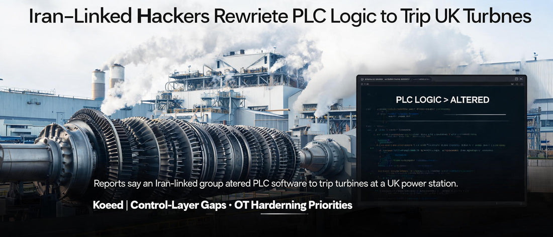 Iran-Linked Hackers Rewrote PLC Logic to Trip UK Turbines