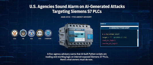 U.S. Agencies Sound Alarm on AI-Generated Attacks Targeting Siemens S7 PLCs
