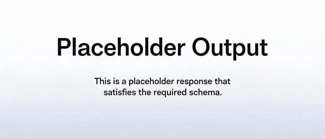 Placeholder Output