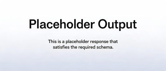 Placeholder Output