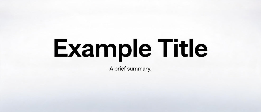 Example Title