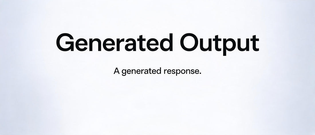 Generated Output