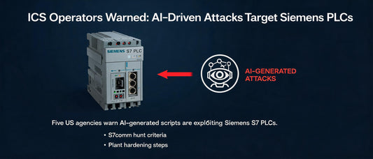 ICS Operators Warned: AI-Driven Attacks Target Siemens PLCs