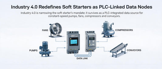 Industry 4.0 Redefines Soft Starters as PLC-Linked Data Nodes