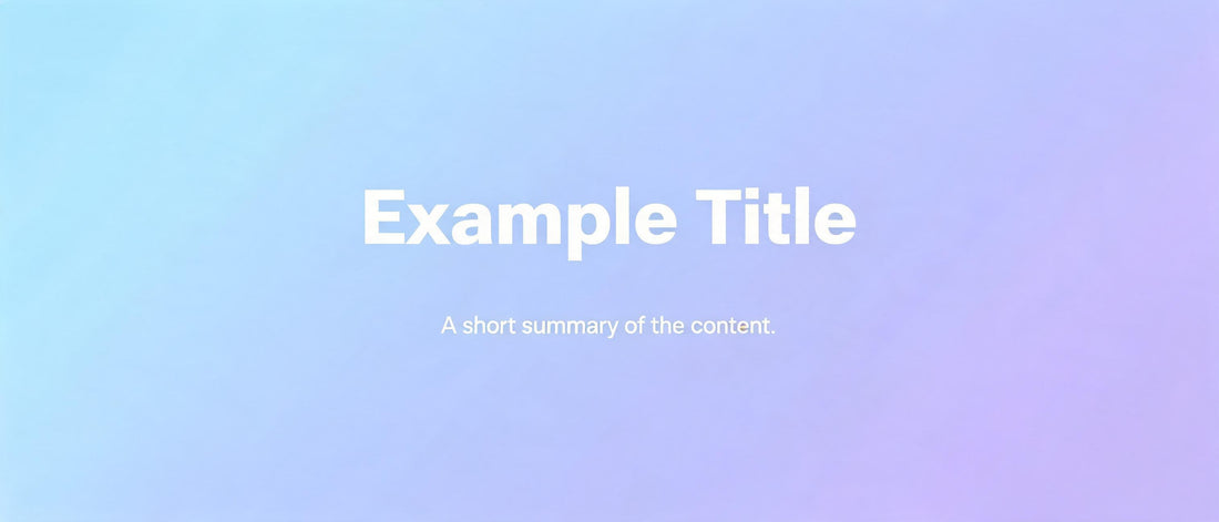 Example Title