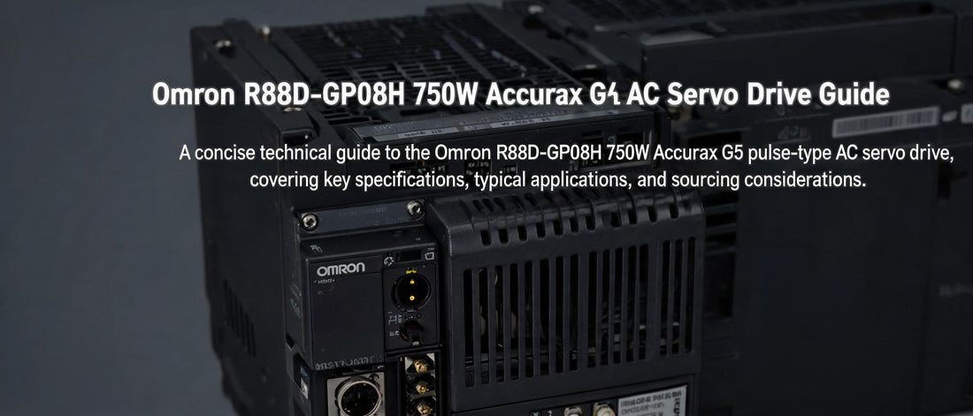 Omron R88D-GP08H 750W Accurax G5 AC Servo Drive Guide