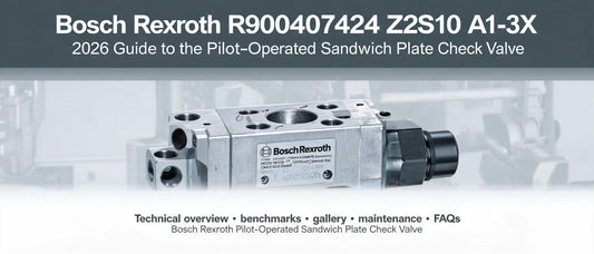 Bosch Rexroth R900407424 Z2S10 A1-3X: 2026 Guide to the Pilot-Operated Sandwich Plate Check Valve