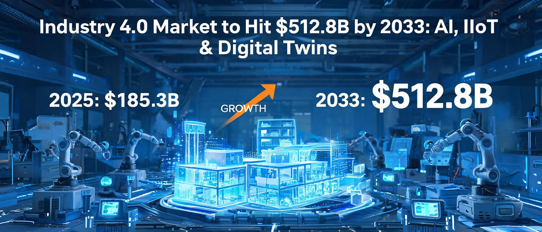 Industry 4.0 Market to Hit $512.8B by 2033: AI, IIoT & Digital Twins