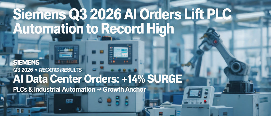 Siemens Q3 2026 AI Orders Lift PLC Automation to Record High