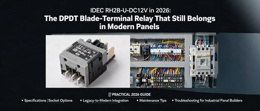 IDEC RH2B-U-DC12V in 2026: The DPDT Blade-Terminal Relay That Still Belongs in Modern Panels