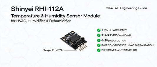 Shinyei RHI-112A Temperature & Humidity Sensor Module for HVAC, Humidifier & Dehumidifier — 2026 B2B Engineering Guide