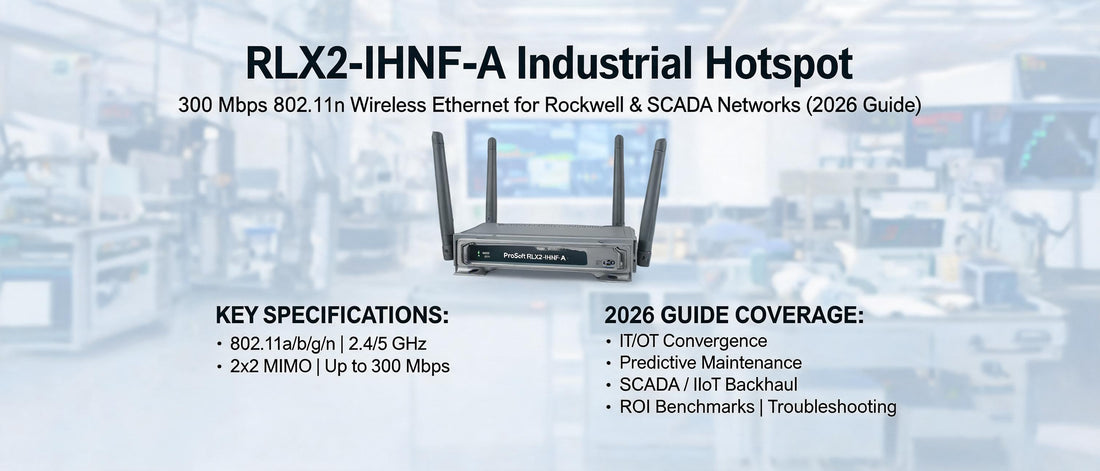 RLX2-IHNF-A Industrial Hotspot: 300 Mbps 802.11n Wireless Ethernet for Rockwell & SCADA Networks (2026 Guide)