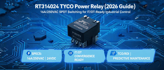 RT314024 TYCO Power Relay (2026 Guide): 16A/250VAC SPDT Switching for IT/OT-Ready Industrial Control