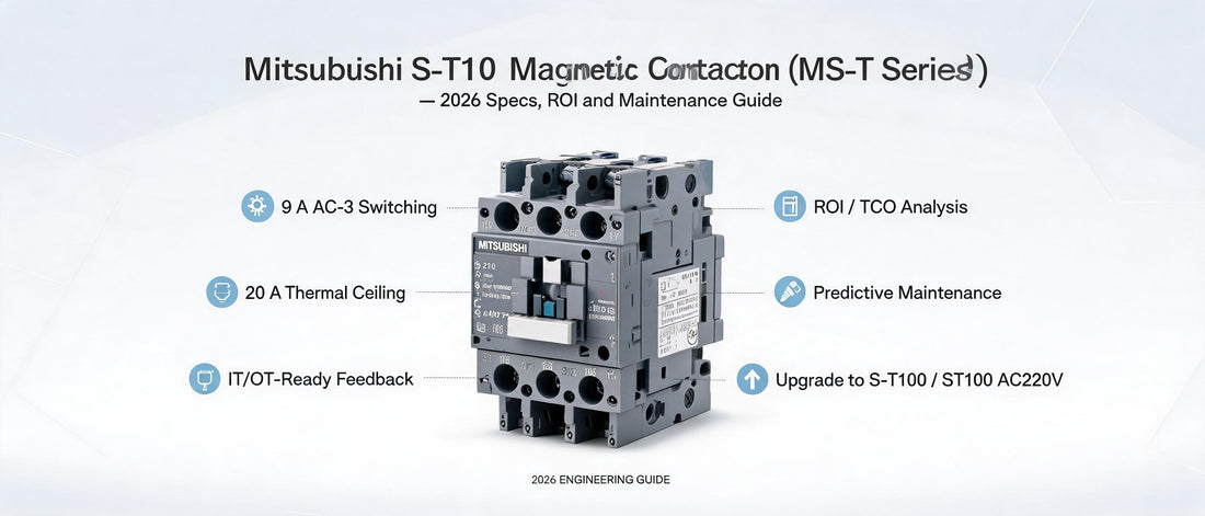 Mitsubishi S-T10 Magnetic Contactor (MS-T Series) — 2026 Specs, ROI and Maintenance Guide