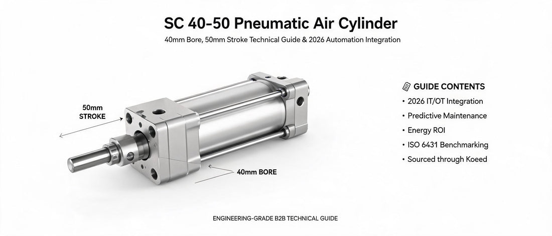 SC 40-50 Pneumatic Air Cylinder: 40mm Bore, 50mm Stroke Technical Guide & 2026 Automation Integration
