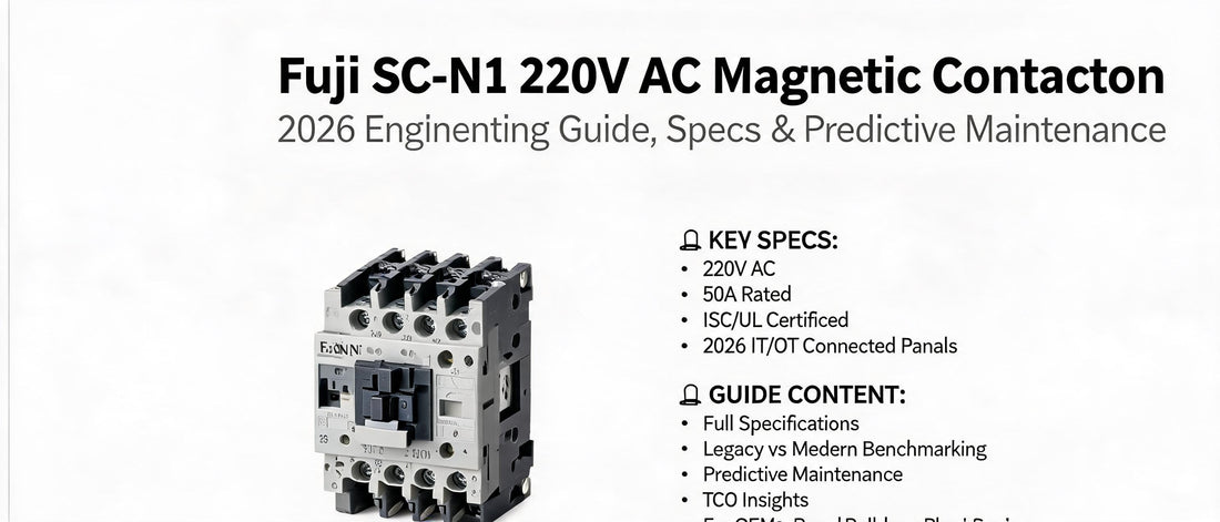 Fuji SC-N1 220V AC Magnetic Contactor: 2026 Engineering Guide, Specs & Predictive Maintenance