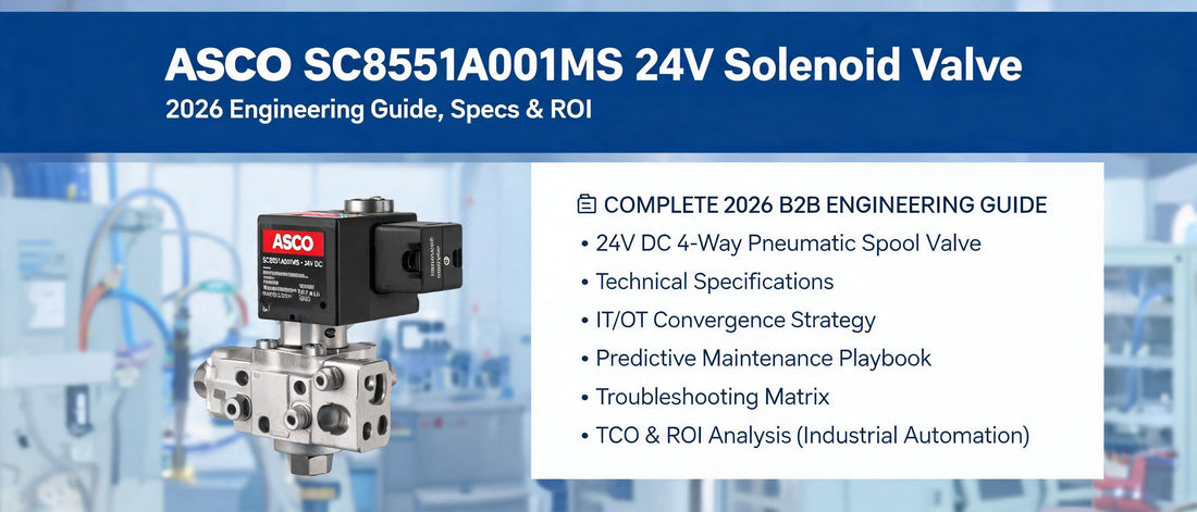 ASCO SC8551A001MS 24V Solenoid Valve: 2026 Engineering Guide, Specs & ROI