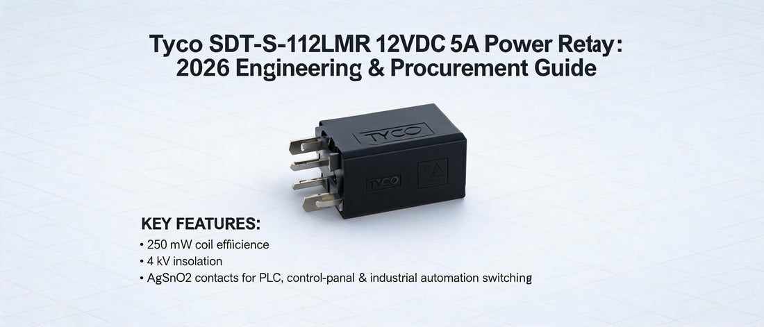 Tyco SDT-S-112LMR 12VDC 5A Power Relay: 2026 Engineering & Procurement Guide