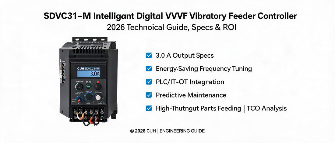 SDVC31-M Intelligent Digital VVVF Vibratory Feeder Controller: 2026 Technical Guide, Specs & ROI