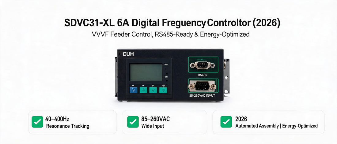 SDVC31-XL 6A Digital Frequency Controller (2026): VVVF Feeder Control, RS485-Ready & Energy-Optimized