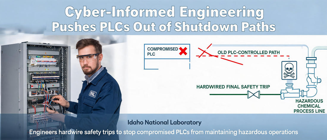 Cyber-Informed Engineering Pushes PLCs Out of Shutdown Paths
