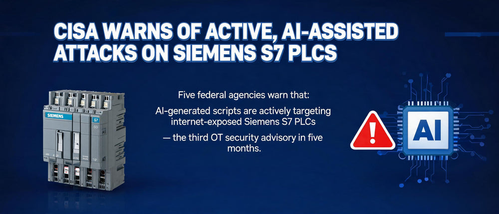 CISA Warns of Active, AI-Assisted Attacks on Siemens S7 PLCs