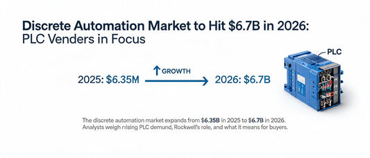 Discrete Automation Market to Hit $6.7B in 2026: PLC Vendors in Focus