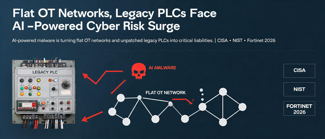 Flat OT Networks, Legacy PLCs Face AI-Powered Cyber Risk Surge