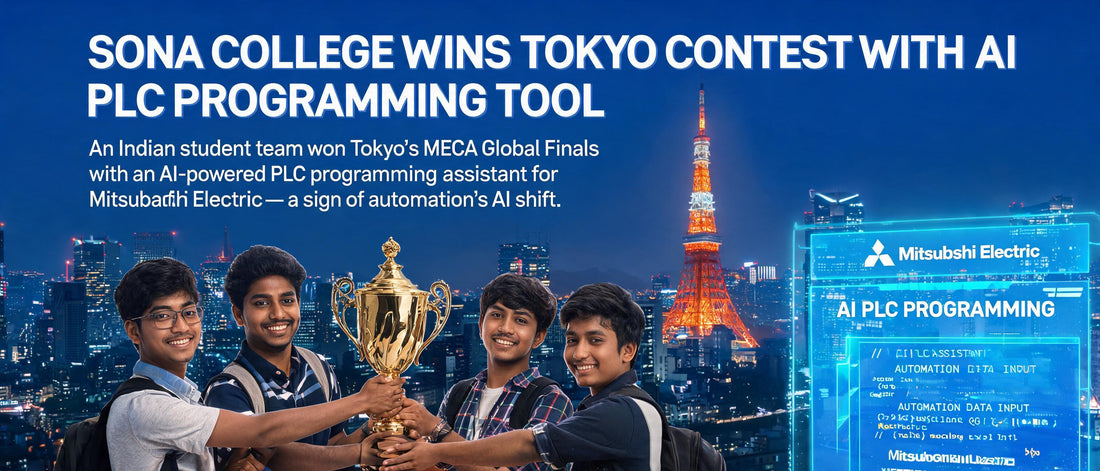 Sona College Wins Tokyo Contest With AI PLC Programming Tool