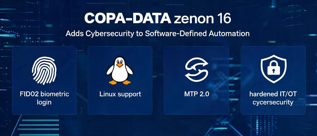 COPA-DATA zenon 16 Adds Cybersecurity to Software-Defined Automation