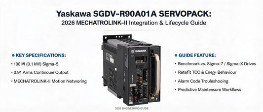 Yaskawa SGDV-R90A01A SERVOPACK: 2026 MECHATROLINK-II Integration & Lifecycle Guide