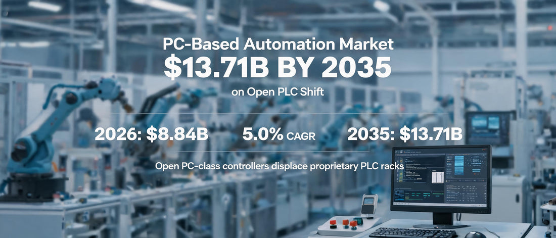 PC-Based Automation Market to Reach $13.71B by 2035 on Open PLC Shift