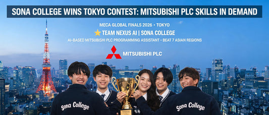 Sona College Wins Tokyo Contest: Mitsubishi PLC Skills in Demand