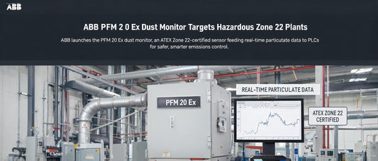 ABB PFM 20 Ex Dust Monitor Targets Hazardous Zone 22 Plants