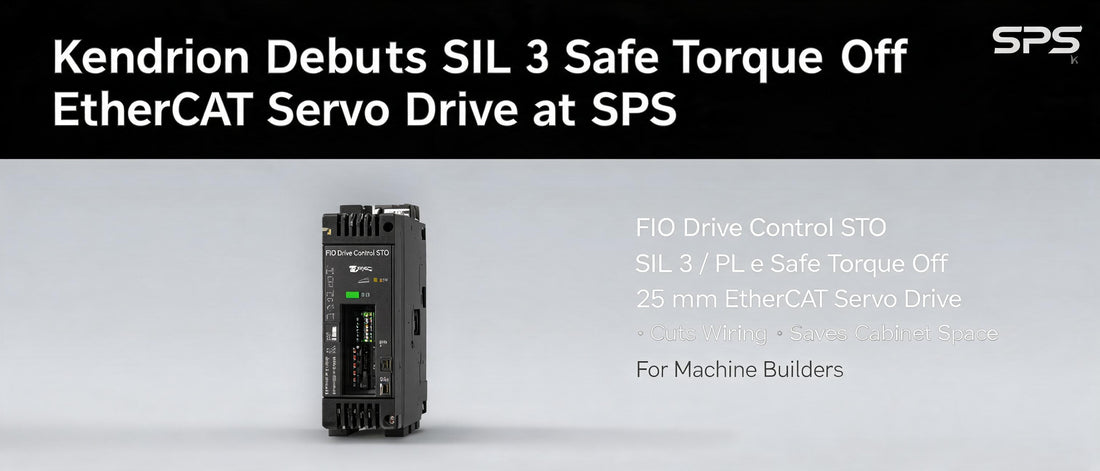Kendrion Debuts SIL 3 Safe Torque Off EtherCAT Servo Drive at SPS