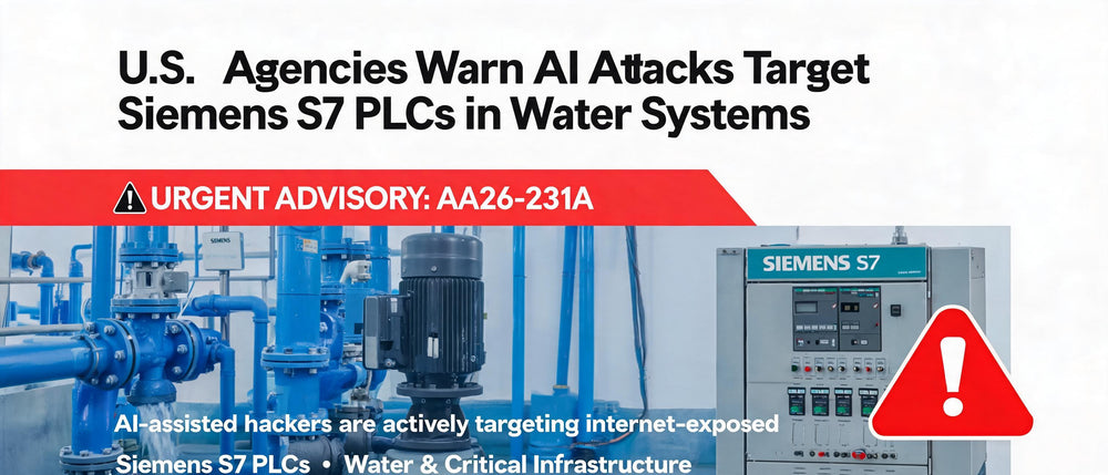 U.S. Agencies Warn AI Attacks Target Siemens S7 PLCs in Water Systems