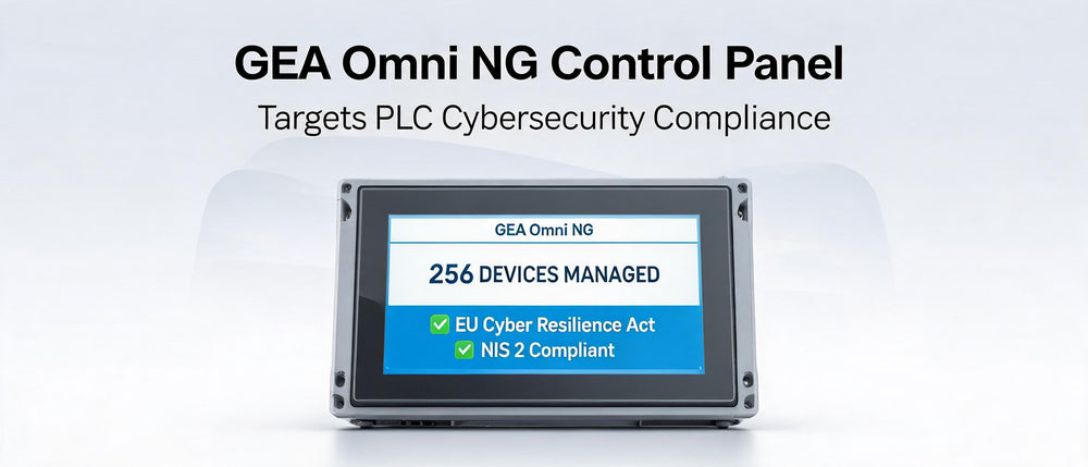 GEA Omni NG Control Panel Targets PLC Cybersecurity Compliance