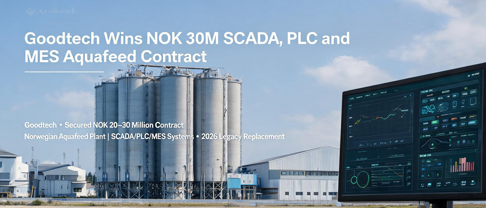 Goodtech Wins NOK 30M SCADA, PLC and MES Aquafeed Contract