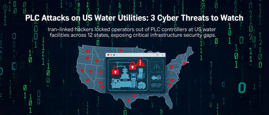 PLC Attacks on US Water Utilities: 3 Cyber Threats to Watch