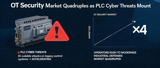 OT Security Market Quadruples as PLC Cyber Threats Mount