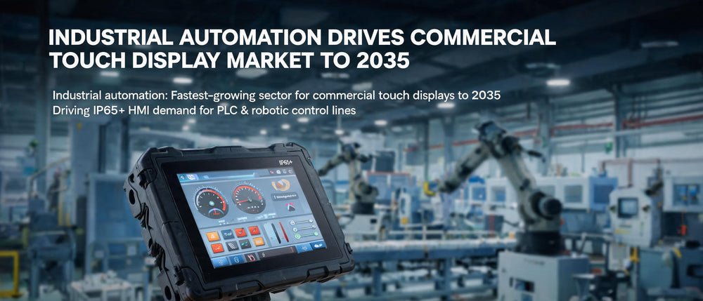 Industrial Automation Drives Commercial Touch Display Market to 2035