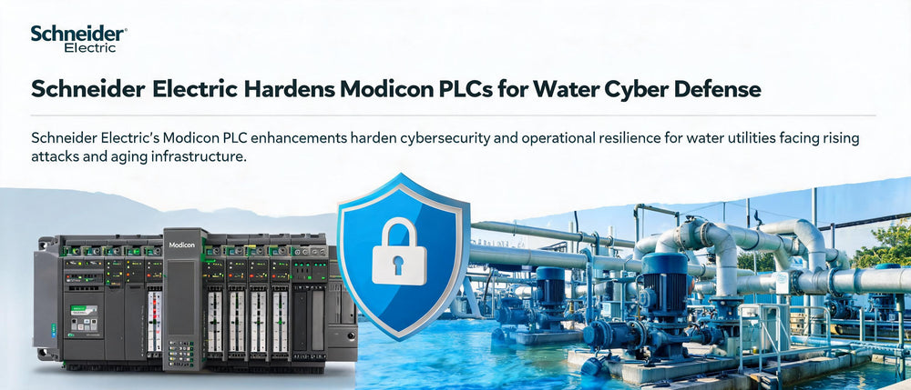 Schneider Electric Hardens Modicon PLCs for Water Cyber Defense