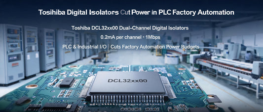 Toshiba Digital Isolators Cut Power in PLC Factory Automation