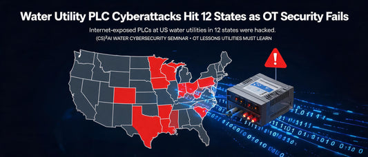 Water Utility PLC Cyberattacks Hit 12 States as OT Security Fails