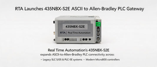 RTA Launches 435NBX-S2E ASCII to Allen-Bradley PLC Gateway