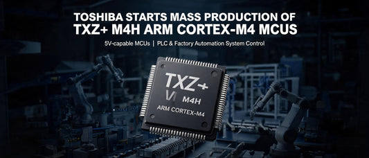 Toshiba Starts Mass Production of TXZ+ M4H Arm Cortex-M4 MCUs