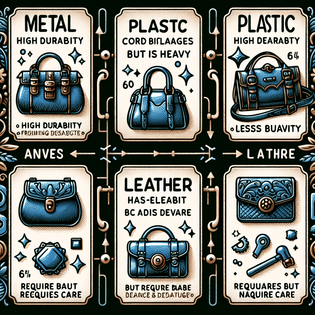 Share the advantages and disadvantages of various materials for bag hardware accessories