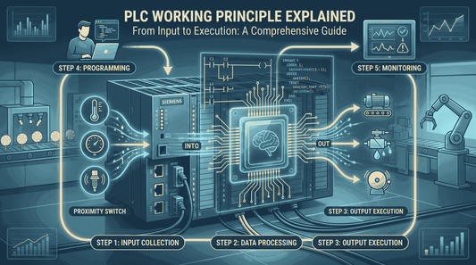 What is the working principle of PLC?