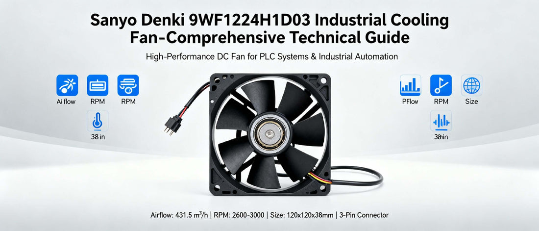Sanyo Denki 9WF1224H1D03 Industrial Cooling Fan - Comprehensive Technical Guide
